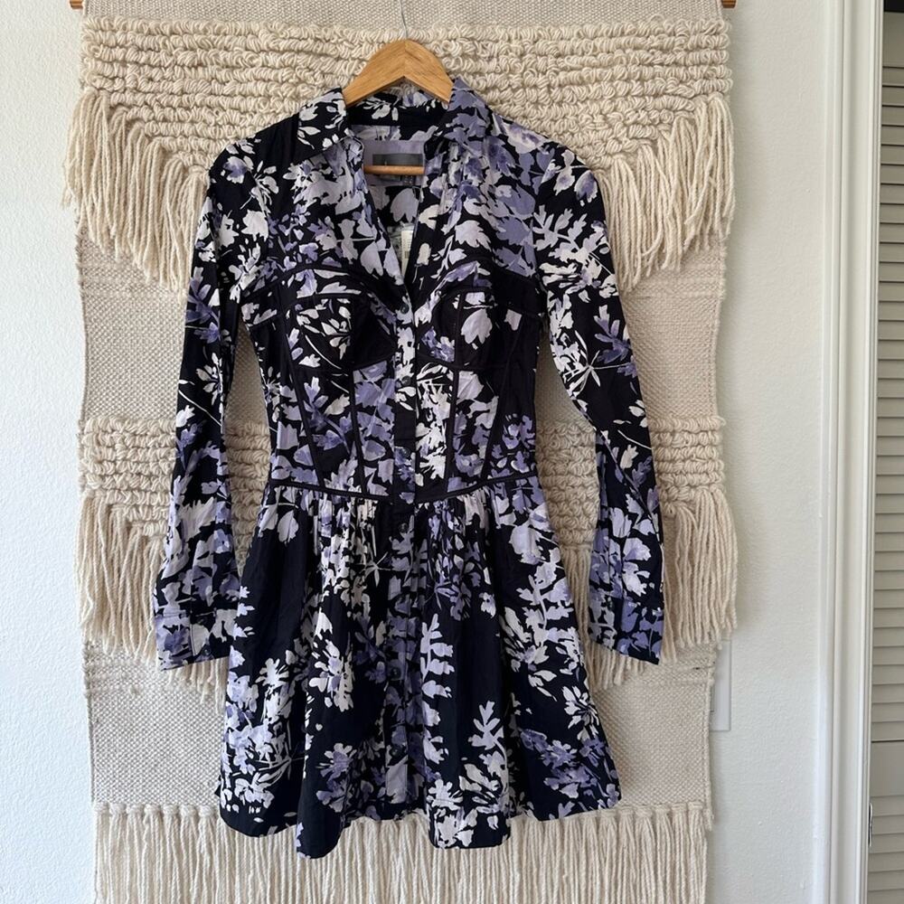 Anthropologie Bustier Lavina Shirt Dress NWT